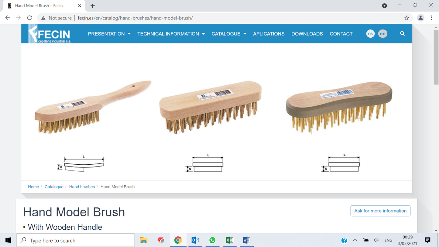 HAND BRUSHES