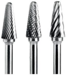 TUNGSTEN CARBIDE BURRS - DC ROUND CONICAL