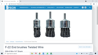 SHAFT MOUNTED WIRE WHEELS