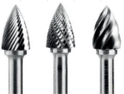 TUNGSTEN CARBIDE BURRS -  DC TREE