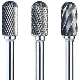 TUNGSTEN CARBIDE BURRS + ROUND CYLINDRICAL