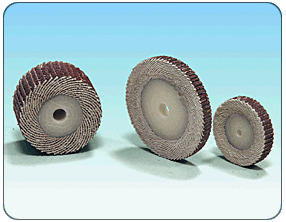 MINI THREADED FLAP WHEELS