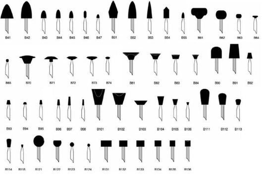 MOUNTED POINTS - SHAPE B