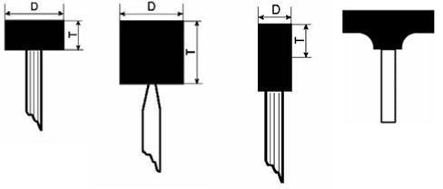MOUNTED POINTS - SHAPE W - CYLINDRICAL