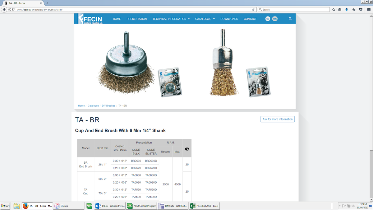 SHAFT MOUNTED WIRE WHEELS