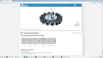SHAFT MOUNTED WIRE WHEELS